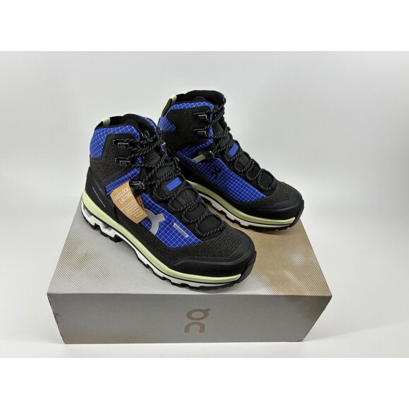On Cloud Waterproof Lace Up Hiking Ankle Boots Blue/Black Women’s US 5.5 main image 4